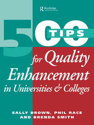 cover image of 500 Tips for Quality Enhancement in Universities and Colleges